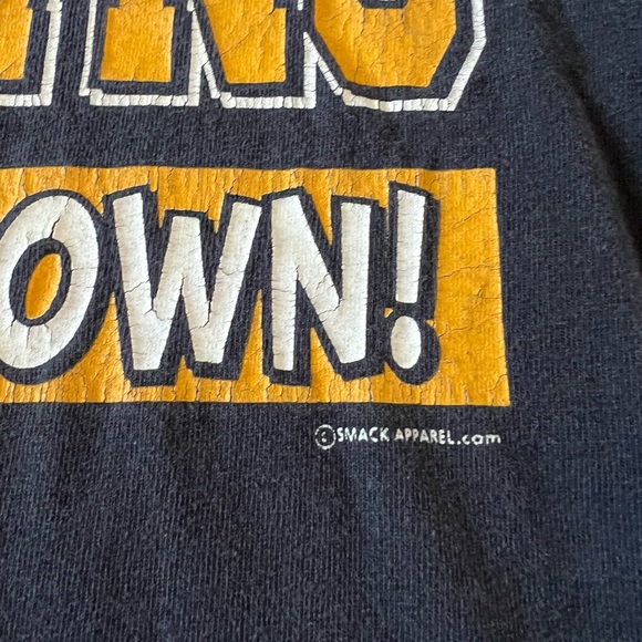 Pittsburgh Steelers If It’s Browns Flush It Down Smack Talk T Shirt Size Small - Picture 3 of 10